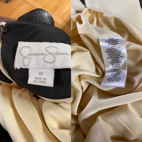 Jessica Simpson; MIDI; Beige; Party; Dress; 10 - Picture 7 of 8